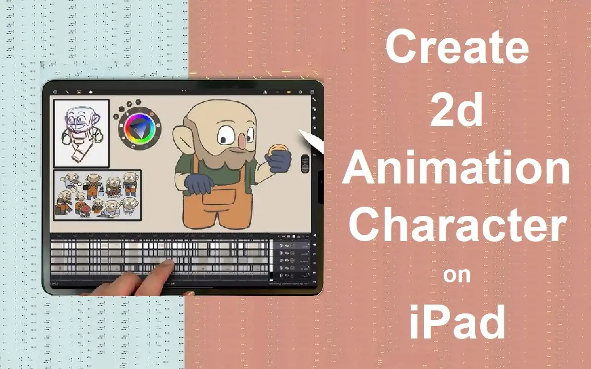 How To Create 2D Animation Character on iPad