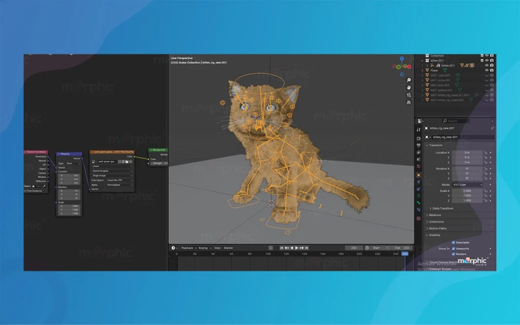 a Fluffy Stop Motion Cat in Blender By The Morphic Studio