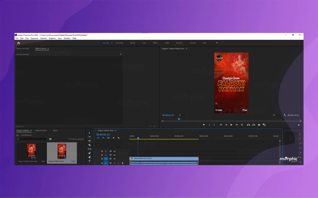 EDL in Premiere Pro By The Morphic Studio